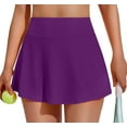 thumbnail image 5 of Pinspark Women's Tennis Skirts High Waisted Pleated Athletic Skort with Pockets Lightweight Golf Running Workout Sports, 5 of 7