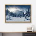 thumbnail image 3 of wall26 Canvas Print Wall Art Sunlight Over Winter Mountain Forest Landscape Nature Wilderness Photography Modern Art Rustic Scenic Colorful for Living Room, Bedroom, Office - 24"x36" Natura, 3 of 5