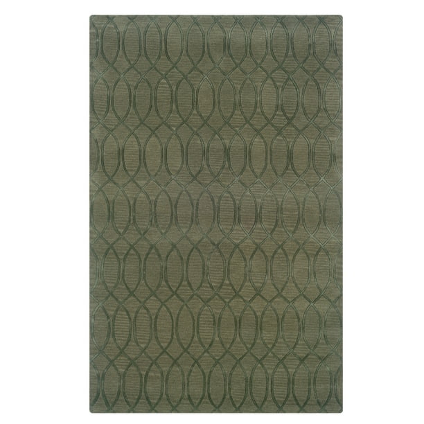 Linon Home Décor Ashton Area Rug Collection, SeaGlass, 1.83 x 2.83