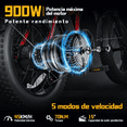 thumbnail image 2 of Bicicleta Eléctrica Plegable Honey Whale F6 Pro-S Rojo, 2 of 8