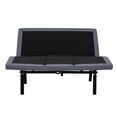 thumbnail image 3 of Pemberly Row Adjustable Bed Base with Wireless Remote - Gray Fabric, 3 of 9