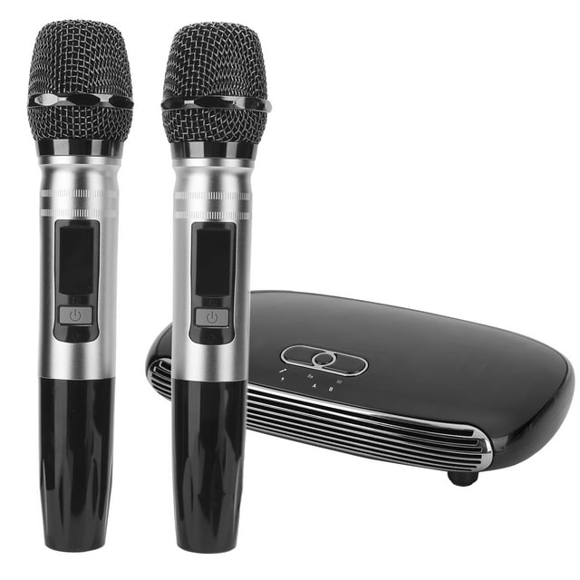 Gupbes Wireless 5.0 Karaoke Machine 2X Microphone System Home KTV Sound Card