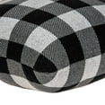 thumbnail image 3 of Square Buffalo Check Gray Accent Pillow, 3 of 4