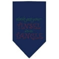 thumbnail image 5 of Christmas Pet and Dog Bandana Rhinestone, "Don't Get Your Tinsel In A Tangle", 5 of 9