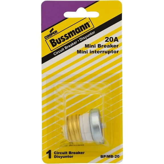 Bussman BP/MB-20 20 Amp Mini Circuit Breaker