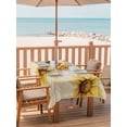 thumbnail image 2 of 52x70 Inch Outdoor Tablecloth with Umbrella Hole Zipper Rectangle Summer Sunflower Rectangular Tablecloths Outside Waterproof Bee Beige Vintage Pastoral Plants Patio Table Cover for Picnic Party, 2 of 8