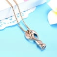 thumbnail image 3 of Angel Lady Stainless Steel Cremation Pendant Necklace Ashes Keepsake Holder Memorial Urn Jewelry for Human Ashes, 3 of 5