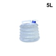 thumbnail image 2 of Wosthever Bolsa de agua al aire libre plegable senderismo Camping contenedor portátil supervivencia emergencia telescópico cubo portador 15L Kits de desorden para acampar 5L, 2 of 6