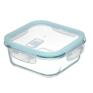 Rubbermaid DuraLite Glass Bakeware 1.75qt Square Baking Dish with Shadow  Blue Lid