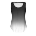 thumbnail image 5 of Tank Tops for Women Round Neck Sleeveless Summer Casual Printed Loose Tops Black L, 5 of 5