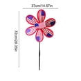 thumbnail image 3 of Cififendec 4th of July Sequin Pinwheel, 28.35"×14.57", Patriotic American Flag Double-Layer Sequin Wind Spinner, Outdoor Party Decor for Garden & Lawn, 3 of 5