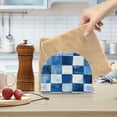 thumbnail image 2 of Yayeee Napkin Holder for Table Kitchen Paper Tissue Organization, Blue and Gray Plaid Pattern, 2 of 8