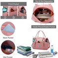 thumbnail image 4 of Bolsos de viaje para mujer, bolsos deportivos, bolsos de fitness, bolsos deportivos grandes, bolso de hombro, bolso de mano, mochila grande, bolso de fin de semana, bolsos de viaje ligeros,, 4 of 5