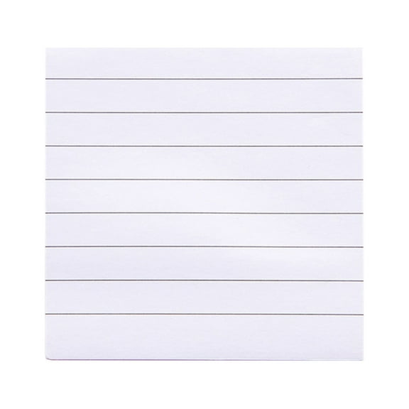Lined Sticky Notes Ruled Post Stickies It Super Sticking Power Memo Pads Its Strong Adhesive 80 Sheets/pad…