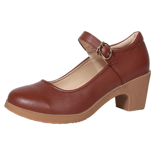 B91xZ Mocassins Classiques Confortables pour Femmes Bout Rond Plats Extensibles Mode Décontractée Chaussures de Soirée, Marron 8.5