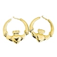 thumbnail image 2 of Heart Hoop Earrings Ear Rings Charm For Women Valentine's Day Jewelry, 2 of 3