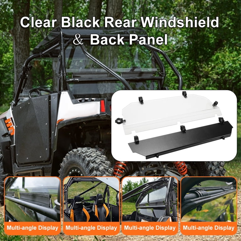 Rear Soft Window Windshield For Polaris RZR 570 / 800 / 900 / S 800 – Durable, Scratch-Resistant, Easy Install