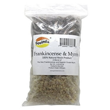 Govinda Natural Frankincense & Myrrh Resin Regular Grade - 1 Pound