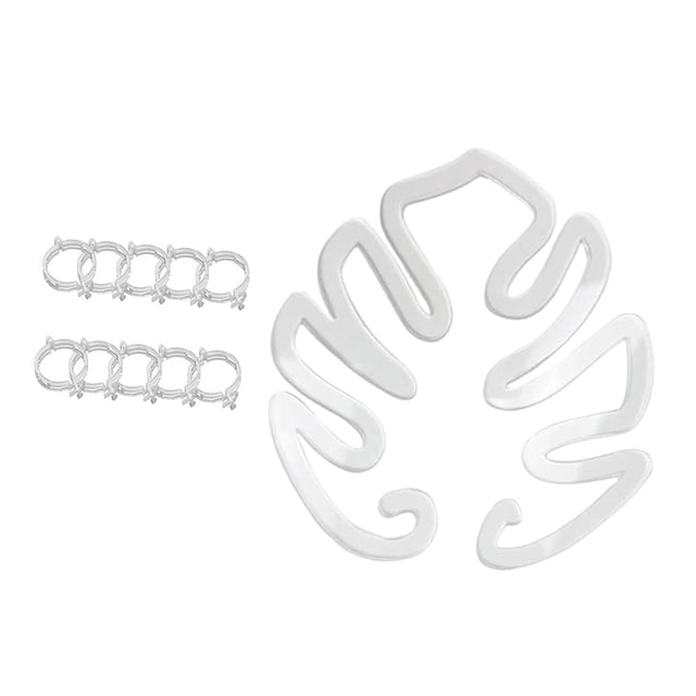 DOLITY Plant Support Clips Make Plant Grow Upright Easy to Use Vegetable Fastening Clip Oval