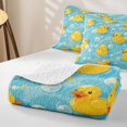 thumbnail image 4 of Erosebridal Cute Duck Bubble Print Twin Quilt Set for Girls Boys, Summer Cartoon Theme Twin Coverlet Set, 2 Pieces, 4 of 7