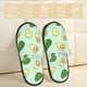 thumbnail image 2 of Fotbe Avocado Pantuflas Peludas para Mujer con Estampado, Zapatillas de Peluche, Zapatos de Invierno para Casa, Uso Interior y Exterior-Large, 2 of 8