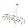 thumbnail image 3 of Multi Clip Hanger,Clothes Drying Hanger Stainless Stainless Steel Clothes Drying Hanger Underwear Hanging Rack High-End Performance, 3 of 8