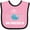 Pink and Black, variant on Inktastic San Francisco California Whale Watching Boys or Girls Baby Bib