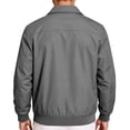 thumbnail image 6 of Fnooota Men's Bomber Jackets, Lapel Collar Zip up Long Sleeve Lightweight&nbsp; Outerwear for Spring Fall Gray Size L, 6 of 6