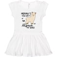 thumbnail image 3 of Inktastic Meemaw's You Say Alpaca My Bags Girls Toddler Dress, 3 of 5