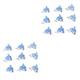 thumbnail image 3 of bedienty 50 Pieces Wooden Button Rough Surface Widely Applicable Fasteners Fish-shaped Shank Buttons Embroidery Sewing Supplies Sky Blue 2Set, 3 of 6