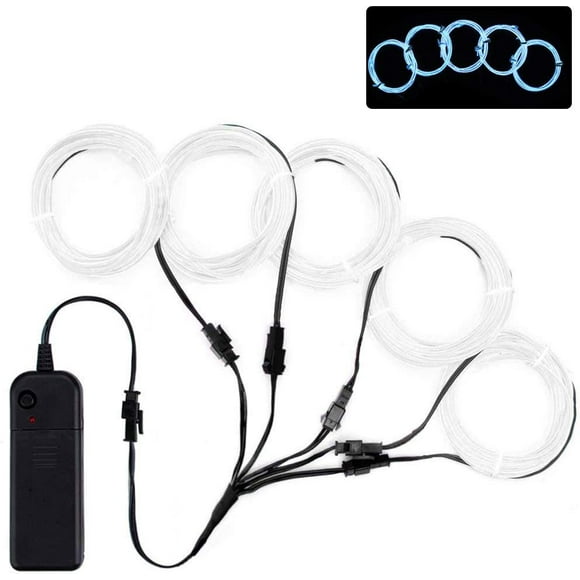 Flexible Neon Strobe Electroluminescent Line EL Lighting Line Set (light blue)