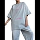 thumbnail image 2 of Camiseta Unisex Lavada "Loving God", una Camiseta "Loving God" en la Espalda Gris M, 2 of 10
