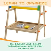 Art Easel for Kids, MoHern Kids Chalkboard Easel, Double Sided Children Standing Chalkboard