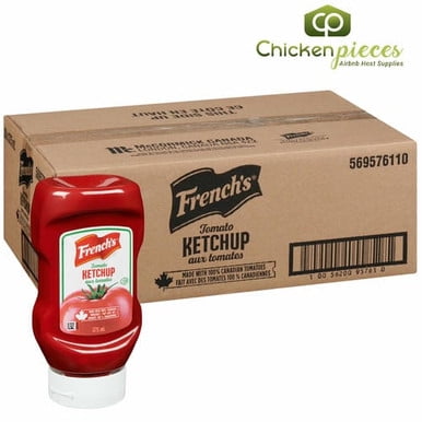 Frenchs Ketchup Squeeze Tabletop 375ml/12.68oz (30/Case)-Canadian Made
