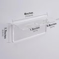 thumbnail image 2 of czcpp-2Pack Safety Razor Holder for Shower Wall, Self Adhesive Razor and Brush Stand for Bathroom, Shaving Brush Stand Compatible with Fusion 5 Proglide, Mach 3 Classic(Clear), 2 of 4