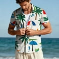 thumbnail image 3 of Rvwovn Unisex Adult's Floral Hawaiian Shirt - Short Sleeve Button Down Casual Tropical Summer Beach Shirt, 3 of 7