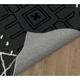 thumbnail image 3 of MOROCCAN DIAMOND CHARCOAL Office Mat By Kavka Designs, 3 of 5