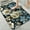 Dark Blue and Light Floral, variant on 1pc Sunflower Field at Sunset Bathroom Rug Bathroom Decor and Accessories- Durable,Anti Slip,And Quick Drying,Suitable For Indoor/outdoor Use - Perfect For Bathrooms,Bedrooms,Kitchens,Terraces
