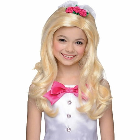 Barbie Bridal Wig Child Halloween Accessory