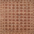 thumbnail image 1 of Ahgly Company Indoor Square Contemporary Mahogany Brown Abstract Area Rugs, 5' Square, 1 of 6