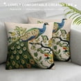 thumbnail image 3 of ONETECH  Peacock Throw Pillow Covers Spring Decoration Pillowcases, 3 of 5