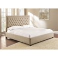 thumbnail image 2 of Steve Silver Isadora Tufted King Platform Bed in Sand, 2 of 4