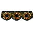 thumbnail image 2 of # Christmas Window Valance Curtain for Living Room Fireplace Mantle Decor, Black and White Reindeer Snowflake Print Door Window Scarf, Home Christmas Decorations for Home, 79, 2 of 8