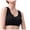 Black, variant on Sngxgn Womens' Sports Bra Longline Wirefree Padded with Medium Support(Black,One Size)