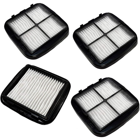 HQRP 4-pack Filter Assembly works with Bissell Auto-Mate 35V4, Pet Hair 33A1 27K6, CleanView 47R5 series Hand Vacs, parts 2037416 203-7416 2031432 203-1432 97D5 Replacement