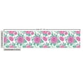 thumbnail image 3 of Ambesonne Floral Fabric by the Yard Upholstery, Hand-Drawn Chrysanthemum Art, 2 Yards, Soft Pink Cadet Blue, 3 of 5