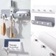 thumbnail image 4 of Wall Mounted Key Holder Modern Mail Holder Key Storage Rack Box Organizer Bar Holder With Wall Self Adhesive Tape And 4 Key Hooks For Key Storage (whi, 4 of 5