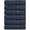 Blue, variant on Adobella 6 Premium Turkish Bath Collection Hand Towels, 100% Combed Turkish Cotton, 600 GSM, 16 x 28 inch, White (Set of 6)