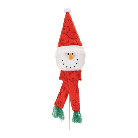 Melrose International Snowman Pick (Set of 6) 12"H Polyester