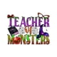 thumbnail image 3 of Women's Casual Halloween Teacher Graphic Tee - Comfy Crew Neck Short Sleeve T-Shirt, Stretchy Polyester Blend, Machine Washable, 3 of 8